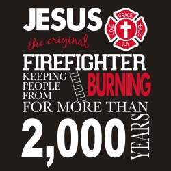 Faith and Encouragement Banner (Customizable): Firefighter 7