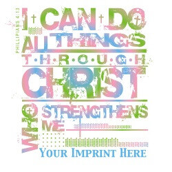Faith and Encouragement Banner (Customizable): I Can Do All Things 16