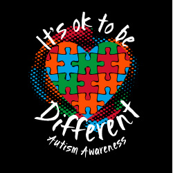 Autism Awareness Banner (Customizable): It's Okay To Be Different 1