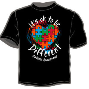 Shirt Template: It's Ok To Be Different 4