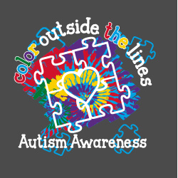 Autism Awareness Banner (Customizable): Color Outside the Lines 1