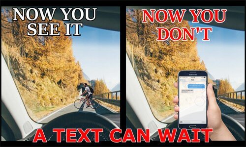 Predesigned Banner (Customizable): A Text Can Wait 3