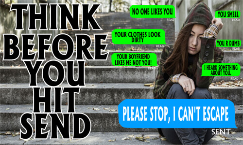 Predesigned Banner (Customizable): Think Before You Hit Send 2