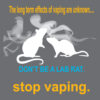 Vaping Prevention Banner (Customizable): Don’t Be A Lab Rat