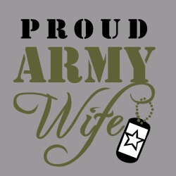 Military Banner (Customizable): Proud Army Wife 1