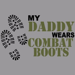 Military Banner (Customizable): My Daddy Wears 2