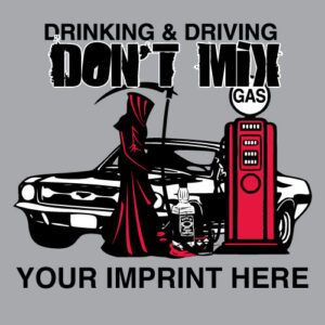 Drinking and Driving Prevention Banner (Customizable): Drinking and Driving Don’t Mix