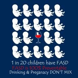 FASD Prevention Banner (Customizable): Drinking and Pregnancy Don't Mix 1