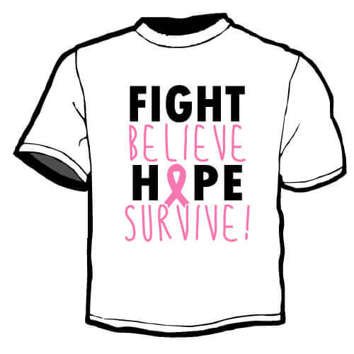 Shirt Template: Fight, Believe, Hope 3