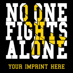 Cancer Awareness Banner (Customizable): No One Fights Alone