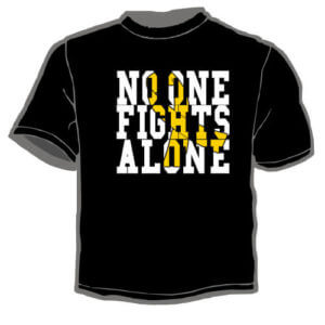Cancer Awareness Shirt: No One Fights Alone 31