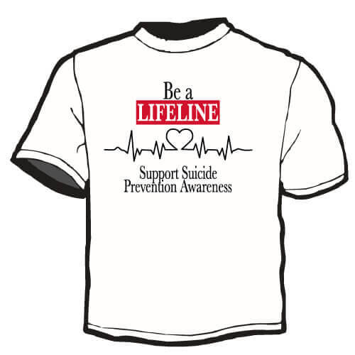 Shirt Template: Be A Lifeline 3