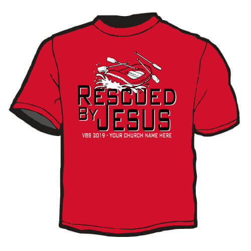 Shirt Template: Rescued By Jesus 3