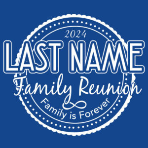 Family Reunion Banner (Customizable): Last Name Family Reunion