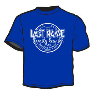 Shirt Template: Last Name Family Reunion 8