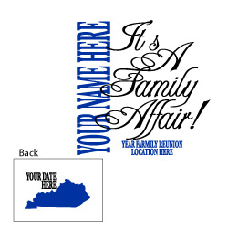 Family Reunion Banner (Customizable): Family Affair/State 1