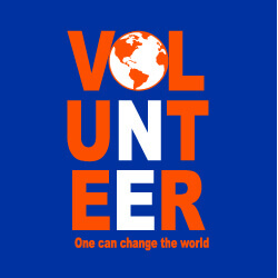 Predesigned Banner (Customizable): Volunteer - One Can Change The World 3