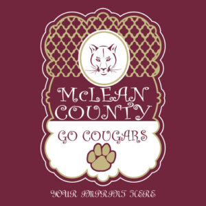 School Spirit Banner (Customizable): Go Cougars!