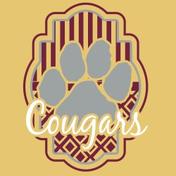 School Spirit Banner (Customizable): Cougars 3