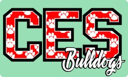 School Spirit Banner (Customizable): CES Bulldogs 1