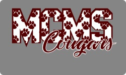School Spirit Banner (Customizable): MCMS Cougars 3