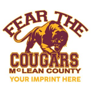 School Spirit Banner (Customizable): Fear The Cougars