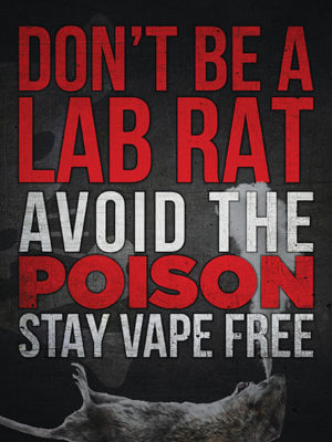 Don't Be A Lab Rat Avoid The Poison Banner