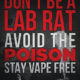 Don't Be A Lab Rat Avoid The Poison Banner