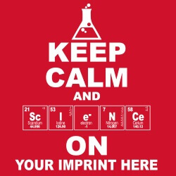 Predesigned Banner (Customizable): Keep Calm and Science On 2