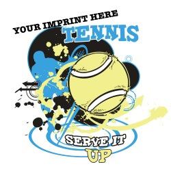 School Spirit Banner (Customizable): Tennis, Serve It Up 1