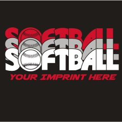 Predesigned Banner (Customizable): Softball 1