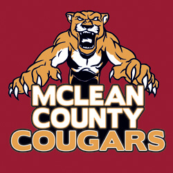 Predesigned Banner (Customizable): McLean County Cougars 1