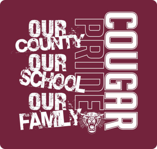 School Spirit Banner (Customizable): Our County, Our School, Our Family 3