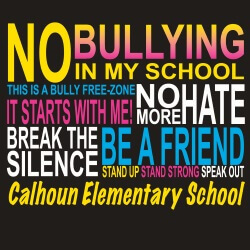 Bullying Prevention Banner (Customizable): No Bullying In 5
