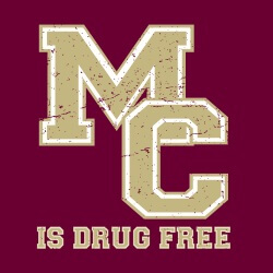 School Spirit Banner (Customizable): MC Is Drug Free 1