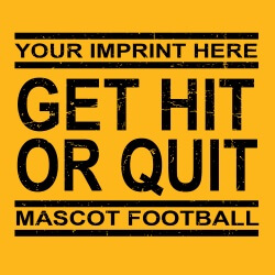 Predesigned Banner (Customizable): Get Hit or Quit 45