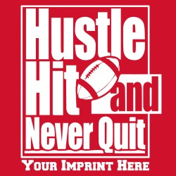 Clubs and Activities Banner (Customizable): Hustle, Hit, and Never Quit 1