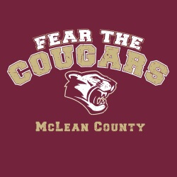 School Spirit Banner (Customizable): Fear The Cougars 33