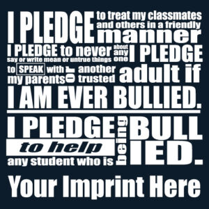 Bullying Prevention Banner (Customizable): I Pledge