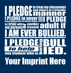 Bullying Prevention Banner (Customizable): I Pledge 5
