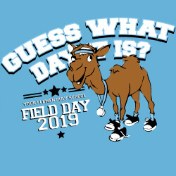 Field Day Banner (Customizable): Guess What Day It Is? 2