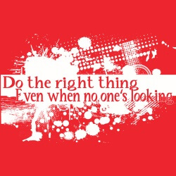 Predesigned Banner (Customizable): Do The Right Thing 1