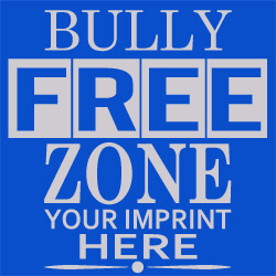 Bullying Prevention Banner (Customizable): Bully Free Zone 4