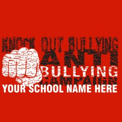 Bullying Prevention Banner (Customizable): Knock Out Bullying 2