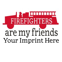 Predesigned Banner (Customizable): Firefighters Are My Friends 3