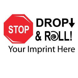 Fire Safety Banner (Customizable): Stop, Drop, and Roll 2