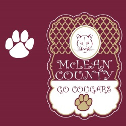 School Spirit Banner (Customizable): Go Cougars! 1