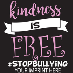 Bullying Prevention Banner (Customizable): Kindness Is Free 2