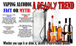Vaping Prevention Banner (Customizable): Vaping Alcohol - A Deadly Trend 20