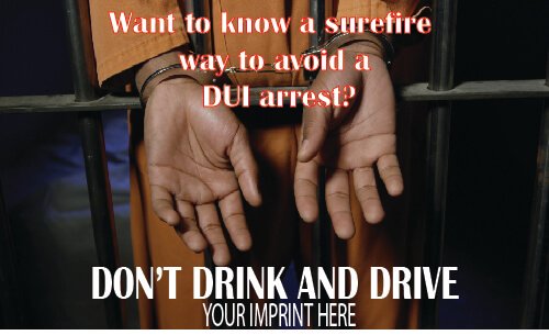 Drinking and Driving Banner (Customizable): Don't Drink And Drive 3